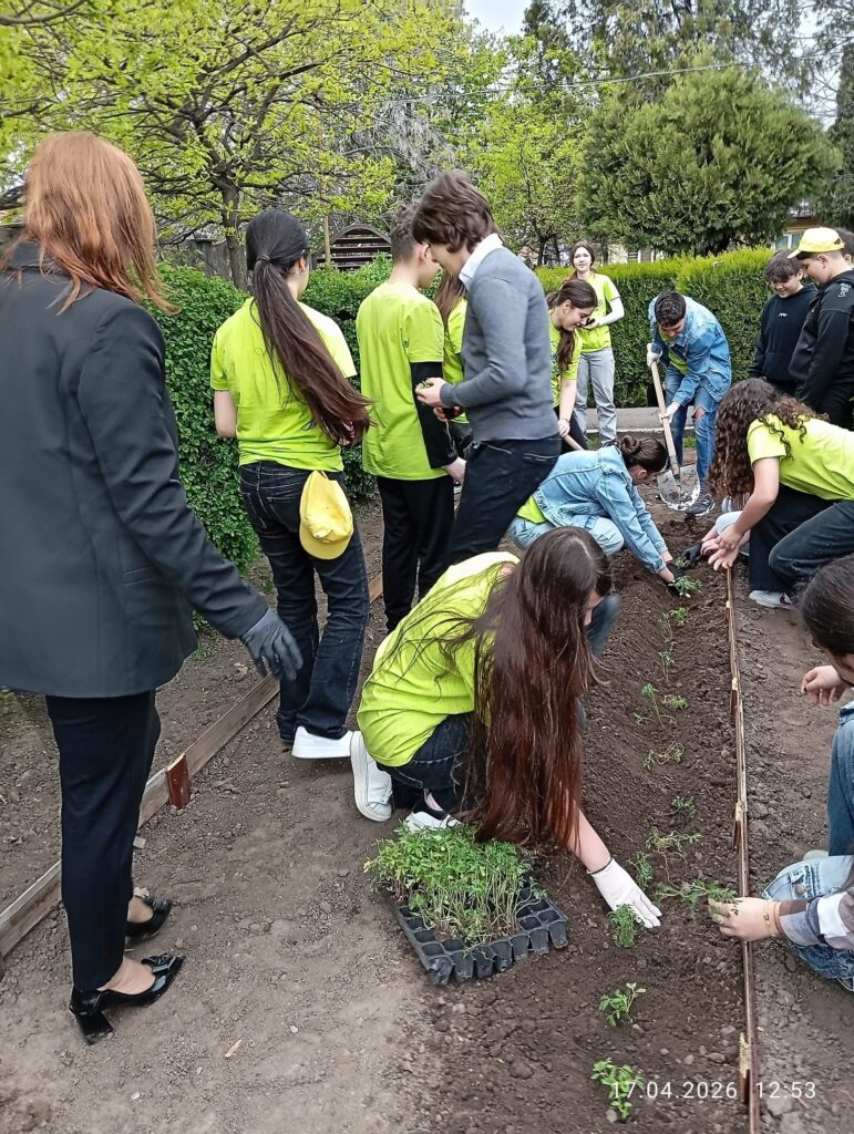 SCDL Buzău alături de EcoSMART — când știința și educația cresc împreună 4 Grădina școlară din proiectul EcoSMART, început de sezon